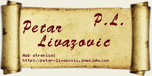Petar Livazović vizit kartica